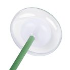 Kanlux 3,7V, 1,7W, 140 lm, 3000K, 260 mm, IP44, zöld, műanyag-fém házas, meleg fehér kültéri asztali LED lámpa, FLUXY LED - dimmelhető, USB-C porttal