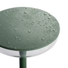 Kanlux 3,7V, 1,7W, 140 lm, 3000K, 260 mm, IP44, zöld, műanyag-fém házas, meleg fehér kültéri asztali LED lámpa, FLUXY LED - dimmelhető, USB-C porttal