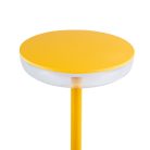 Kanlux 3,7V, 1,7W, 140 lm, 3000K, 260 mm, IP44, sárga, műanyag-fém házas, meleg fehér kültéri asztali LED lámpa, FLUXY LED - dimmelhető, USB-C porttal