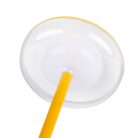 Kanlux 3,7V, 1,7W, 140 lm, 3000K, 260 mm, IP44, sárga, műanyag-fém házas, meleg fehér kültéri asztali LED lámpa, FLUXY LED - dimmelhető, USB-C porttal