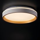 Kanlux 17,5W, 945 lm, 4000K, Ø380 mm, fehér/arany színű, fém házas, természetes fehér mennyezeti spot LED lámpa, SOLN LED