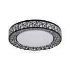 Kanlux 17,5W, 925 lm, 4000K, Ø380 mm, fekete színű, fém házas, természetes fehér mennyezeti spot LED lámpa, AMAZI LED