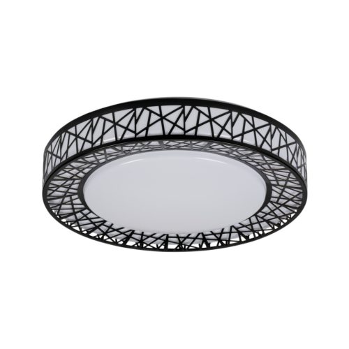Kanlux 17,5W, 925 lm, 4000K, Ø380 mm, fekete színű, fém házas, természetes fehér mennyezeti spot LED lámpa, AMAZI LED