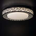 Kanlux 17,5W, 925 lm, 4000K, Ø380 mm, fekete színű, fém házas, természetes fehér mennyezeti spot LED lámpa, AMAZI LED