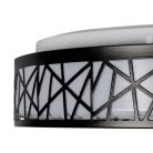 Kanlux 17,5W, 925 lm, 4000K, Ø380 mm, fekete színű, fém házas, természetes fehér mennyezeti spot LED lámpa, AMAZI LED