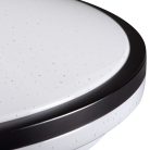 Kanlux 37W, 2680 lm, 4000K, CCT, Ø380 mm, fekete színű, fém házas, természetes fehér mennyezeti spot LED lámpa, ARVOS - dimmelhető