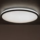 Kanlux 37W, 2680 lm, 4000K, CCT, Ø380 mm, fekete színű, fém házas, természetes fehér mennyezeti spot LED lámpa, ARVOS - dimmelhető