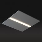 Kanlux 26W, 3350 lm, 4000K, fekete, fém házas, 595x595 mm, természetes fehér lineáris LED lámpatest, KIENO DALI LED P1 - 90°-os sugárzási szöggel
