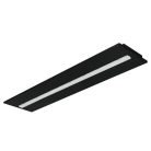 Kanlux 19W, 2550 lm, 3000K, fekete, fém házas, 295x1195 mm, meleg fehér lineáris LED lámpatest, KIENO DALI LED P3 - 90°-os sugárzási szöggel