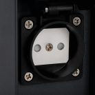 Kanlux G9, fekete, alumínium házas, 160 mm, IP44 kerti lámpatest, DASTEN