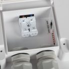 Kanlux 12/18W, 1920-2080 lm, 3000-4000K, IP65, CCT, állítható fényáramú, színhőmérsékletű, Ø220 mm mennnyezeti LED spot lámpa, BENO - mozgásérzékelővel