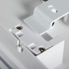 Kanlux 12/18W, 1840-2000 lm, 3000-4000K, IP65, CCT, állítható fényáramú, színhőmérsékletű, 220x220 mm mennnyezeti LED spot lámpa, BENO - mozgásérzékelővel