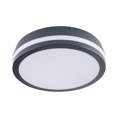 Kanlux 12/18W, 1610-1740 lm, 3000-4000K, IP65, CCT, állítható fényáramú, színhőmérsékletű, Ø220 mm mennyezeti LED lámpa, BENO - mozgásérzékelővel