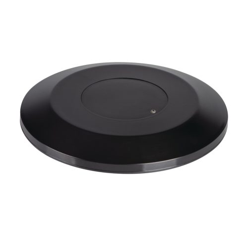 Kanlux PRESENSOR-O-B NT, 220-240V, mikrohullámú mozgásérzékelő, fekete, műanyag, 24 mm magasság, Ø115 mm, H360, IP20, mennyezeti