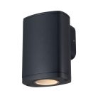 Kanlux GU10, 100x140 mm, IP54, fekete, alumínium házas homlokzati lámpatest, ZEVI