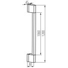 Kanlux 11W, 500 lm, 4000K, IP54, 1200 mm, fekete, aluminium házas, természetes fehér tükörvilágító homlokzati LED lámpatest, YALTE LED