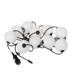   Kanlux 220-240 AC, 10W, 10×35 lm, 2500K, 6000 mm, fehér, műanyag LED girlanda STONO MILK GRL 6M LED 10DB
