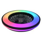Kanlux 48W, 1032-2110 lm, 3000-6500K/RGB, CCT, színes, fekete/fehér, műanyag házas mennyezeti ventilátoros LED lámpatest, PLAVE LED