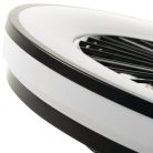 Kanlux 48W, 1032-2110 lm, 3000-6500K/RGB, CCT, színes, fekete/fehér, műanyag házas mennyezeti ventilátoros LED lámpatest, PLAVE LED