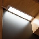 Kanlux 24V, 5W, 640 lm, CCT, 60x280 mm, fehér, műanyag házas bútorvilágító LED lámpatest, DAXA - állítható színhőmérséklet, dimmelhető