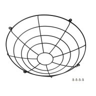   Kanlux HBPHS GRID rács, fehér, acél, 600x600 mm, 76 mm – LED panel adapter kiemeléshez