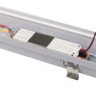 Kanlux 38W, 6100 lm, 4000K, IP65, szürke, 75x1200 mm, por-és páramentes lámpatest, MAH LED PRO Y - állítható fényáramú, 7 év garancia, 100 000 h élettartam