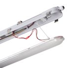 Kanlux 38W, 6100 lm, 4000K, IP65, szürke, 75x1200 mm, por-és páramentes lámpatest, MAH LED PRO Y - állítható fényáramú, 7 év garancia, 100 000 h élettartam