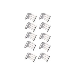   Kanlux 1.2m, rozsdamentes acél Por- és páramentes lámpatest tartozék CL-MAH PRO-INOX 1.2m - MAH PRO ZAPINKI 10DB