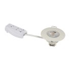 Kanlux 4,8W, 420 lm, 4000K, IP44/20, Ø80 mm, fehér, műanyag házas, természetes fehér süllyesztett spot LED lámpatest, FIZU LED