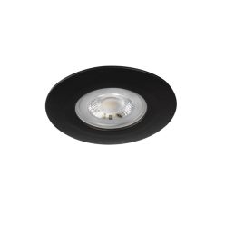   Kanlux 4,8W, 420 lm, 4000K, IP44/20, Ø80 mm, fekete, műanyag házas, természetes fehér süllyesztett spot LED lámpatest, FIZU LED