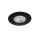 Kanlux 4,8W, 420 lm, 4000K, IP44/20, Ø80 mm, fekete, műanyag házas, természetes fehér süllyesztett spot LED lámpatest, FIZU LED