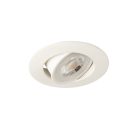 Kanlux 4,8W, 420 lm, 4000K, 30°-ban állítható, Ø80 mm, fehér, műanyag házas, természetes fehér süllyesztett spot LED lámpatest, FIZU LED