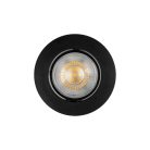 Kanlux 4,8W, 420 lm, 4000K, 30°-ban állítható, Ø80 mm, fekete, műanyag házas, természetes fehér süllyesztett spot LED lámpatest, FIZU LED