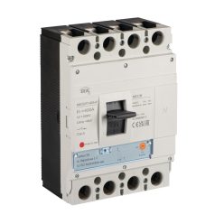   Kanlux 400A/415V AC, kompakt megszakító, 4 pólusú, KMCCB-RT-400A-4P - ipari áramkörvédelemhez