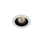 Kanlux 20°-os szögben állítható, Ø100 mm, GU10, IP20, fehér, fekete, alumínium házas, kerek spot lámpa keret, ARET