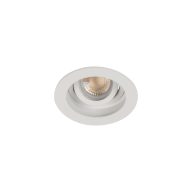   Kanlux 20°-os szögben állítható, Ø100 mm, GU10, IP20, alumínium házas, kerek spot lámpa keret, ARET