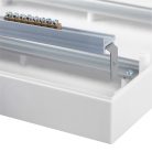 IDEAL TS DB 230/400V, 63A, 3x12P, 470x100x307 mm, IP44, falon kívüli fehér-szürke lakáselosztó - beltéri biztosítékdoboz