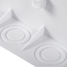 IDEAL TS DB 230/400V, 63A, 3x12P, 470x100x307 mm, IP44, falon kívüli fehér-szürke lakáselosztó - beltéri biztosítékdoboz