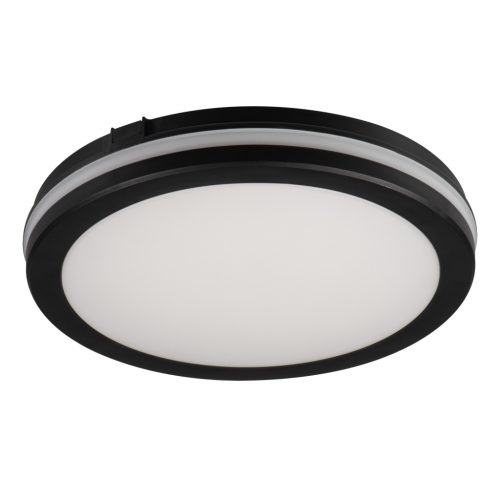 Kanlux 40W, 3800-3900-4050 lm, CCT, IP65, Ø400 mm, kerek, fekete, polipropilén házas állítható színhőmérsékletű LED mennyezeti lámpatest, BENO ECO
