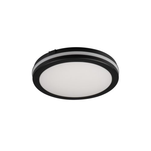 Kanlux 20W, 1450-1500-1600 lm, CCT, IP65, Ø200 mm, kerek, fekete, polipropilén házas állítható színhőmérsékletű LED mennyezeti lámpatest, BENO ECO
