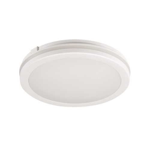 Kanlux 30W, 2850-3050-3150 lm, CCT, IP65, Ø300 mm, kerek, fehér, polipropilén házas állítható színhőmérsékletű LED mennyezeti lámpatest, BENO ECO