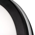 Kanlux 30W, 2150-2300-2400 lm, CCT, IP65, Ø300 mm, kerek, fekete, polipropilén házas állítható színhőmérsékletű LED mennyezeti lámpatest, BENO ECO