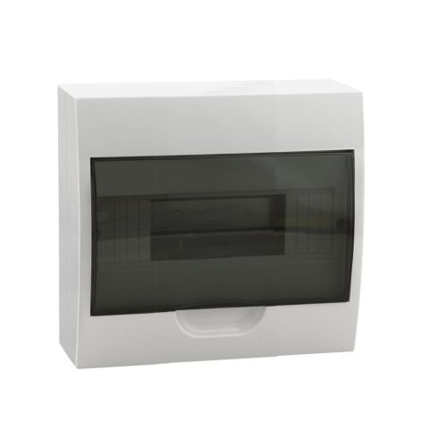 IDEAL TS DB 230/400V, 63A, 8P, 200x95x185 mm, IP44, falon kívüli fehér-szürke lakáselosztó - beltéri biztosítékdoboz