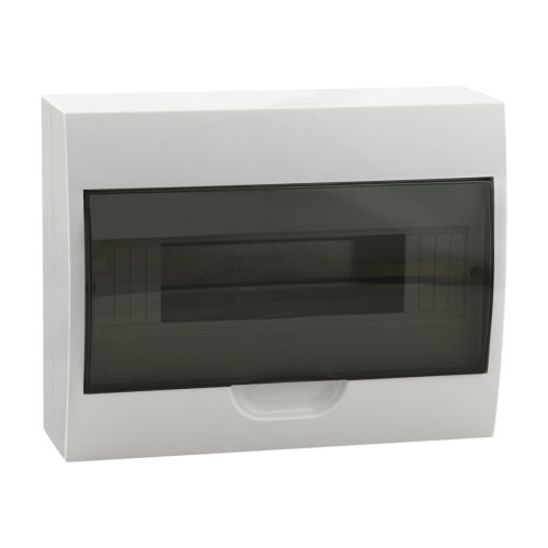 IDEAL TS DB 230/400V, 63A, 12P, 200x95x256 mm, IP44, falon kívüli fehér-szürke lakáselosztó - beltéri biztosítékdoboz
