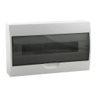 IDEAL TS DB 230/400V, 63A, 18P, 200x95x362 mm, IP44, falon kívüli fehér-szürke lakáselosztó - beltéri biztosítékdoboz