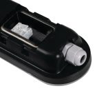 Kanlux 38W, 4000K, 6080 lm, IP65, fekete, polikarbonát házas, 70x1175 mm, természetes fehér por-és páramentes LED lámpatest, KANLUX MAH MAX - 5 év garancia