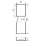 Kanlux 5x10x142mm Összekötő LED szalagokhoz CON P 8 CPC - CON P