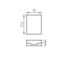 Kanlux 5x10x17.5mm Összekötő LED szalagokhoz CON P 8 - CON P