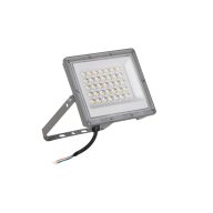   Kanlux 30W, 2400-3240 lm, 3000-6500K, IP65, CCT, szürke, 176x171 mm, állítható színhőmérsékletű, fényáramú LED reflektor, ACETE - mozgásérzékelővel