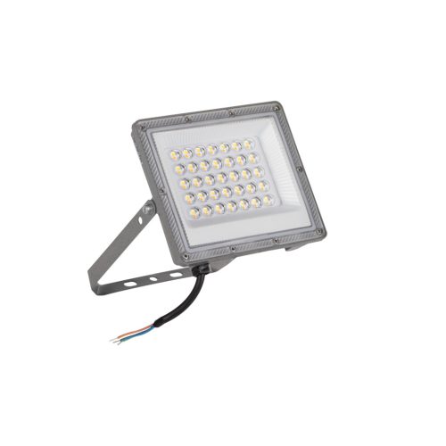 Kanlux 30W, 2400-3240 lm, 3000-6500K, IP65, CCT, szürke, 176x171 mm, állítható színhőmérsékletű, fényáramú LED reflektor, ACETE - mozgásérzékelővel